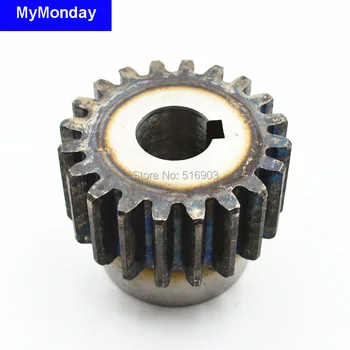 1.25Mod Module1.25 25T Прямые зубья цилиндрической высокоточной зубчатой рейки и шестерни 45 # сталь 12.7/14/16/ диаметр 19 мм Mod Изображение