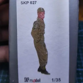 1/35 Фигурка из смолы GK ， Британский солдат, комплект в разобранном виде и неокрашенный Изображение
