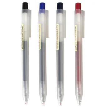1 ШТ ручка для прессования воды 0,5 ММ для заправки студенческого экзамена Черная гелевая ручка для прессования канцелярских принадлежностей Изображение