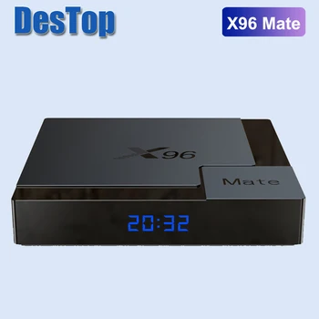 10ШТ X96 MATE H616 BT5.0 2,4 G/5G Двойной Wifi Smart Andriod 10,0 TV Box Youtube 4K 4G 32G/64G Телеприставка Изображение
