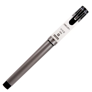 12шт Гелевые ручки Deli S95 Neutral Pen черными чернилами 0,5 мм, школьные принадлежности для студентов, канцелярские принадлежности Изображение