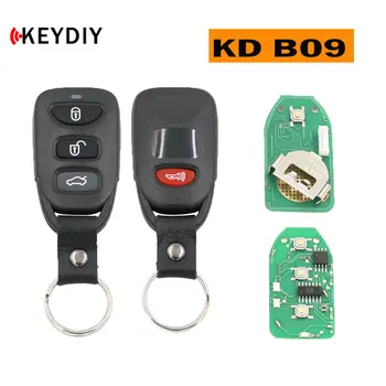 1шт KD B09-4 Универсальный Автомобильный Дистанционный Ключ с 4 Кнопками KEYDIY Пульт Дистанционного Управления B-Серии для KD900 KD900 +, URG200 KD-X2 Автомобильный Ключ Изображение