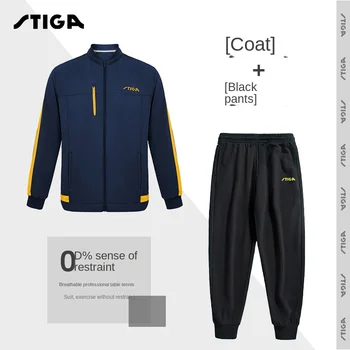 2022 Stiga настольный теннис новый мужской женский спортивный костюм для тенниса комплект спортивной одежды G1404144 Изображение