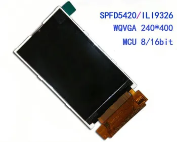 3,0-дюймовый 40P TFT ЖК-экран ILI9326/SPFD5420 Drive IC 8/16bit MCU Интерфейс WQVGA 240 (RGB) * 400 Изображение