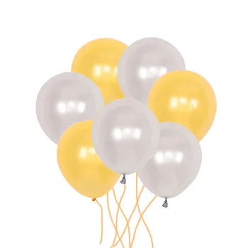 50/100шт 10-дюймовые Жемчужные Латексные разноцветные воздушные шары для празднования свадебных украшений Babyshow Happy Birthday Party Supplies Изображение