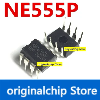 5шт NE555 NE555P NE555N встроенный одиночный высокоточный таймер DIP8 с чипом Изображение