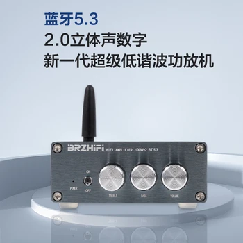 BL53A TPA3116 2,0 Цифровой Усилитель для домашнего рабочего стола 100 Вт * 2 Красное кольцо индуктивности Bluetooth 5,3 Изображение