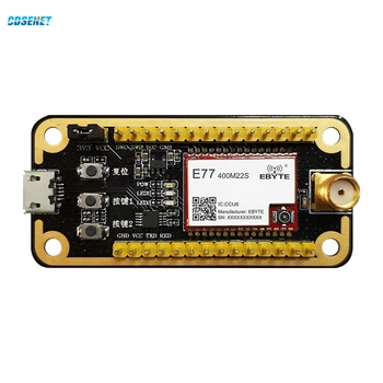 CDSENT 433 МГц Комплект Платы Для Тестирования Разработки Для E77-400M22S E77-400MBL-01 Предварительно припаянный Модуль LoRa С Интерфейсом USB С Антенной Изображение