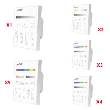 DMX512 Master 2.4G RF пульт дистанционного управления Управление смартфоном Одноцветный/Цветовая температура/RGB/RGB + CCT/RGBW 100-240 В переменного тока 4 зоны Изображение