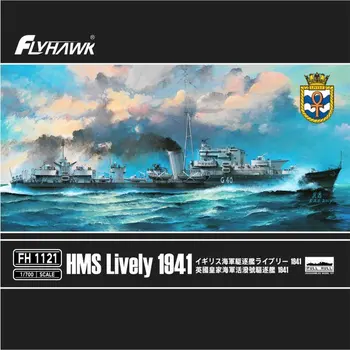 Flyhawk FH1121 1/700 HMS Lively 1941 - масштабный набор моделей Изображение