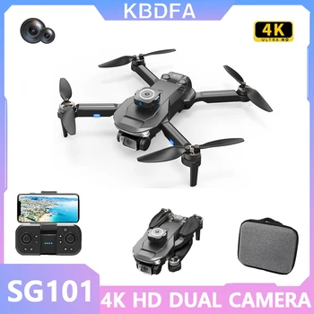 KBDFA SG101 Pro Drone 4K HD Камера Дрон Локализация Оптического Потока Бесщеточный Двигатель Предотвращение Препятствий Квадрокоптер Вертолет Игрушки Изображение