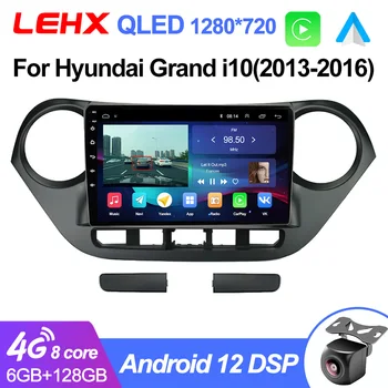 LEHX L6Pro 2din Android 12 Авторадио Мультимедийный Видеоплеер Для Hyundai Grand I10 2013-2016 Autoraido Carplay GPS Стерео Изображение