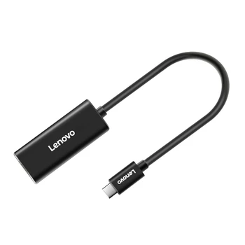 Lenovo USB 3.0/Type-C Концентратор Преобразует Концентратор Док-станции Из алюминиевого сплава, Поддерживает Системы Win7 / 8 /10 Linux Vista для Ноутбуков MacBook Изображение