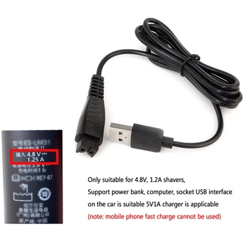 USB-зарядное устройство для panasonic RE7-87 бритвы серии acr3 acr4 acr5 для зарядного устройства для бритвы Изображение