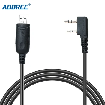 USB-кабель для программирования ABBREE для Chirp Win 7 /Win 10 с драйвером CD-ROM для двухсторонних радиостанций AR-F5 UV-5R BF-888S Kenwood TC286 Изображение