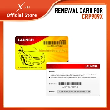 X-431 Launch Renewation Card Обновление подписки на программное обеспечение на 1 год для CRP909X CRP919X Изображение