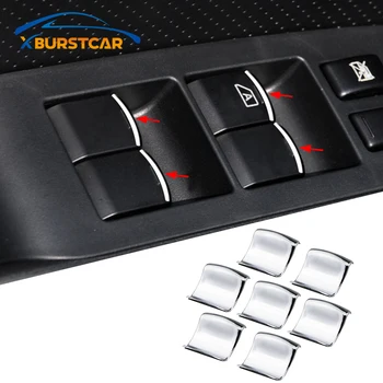 Xburstcar Авто для Infiniti QX50 2015-2017 G35 G25 G37 EX25 EX35 FX35 FX50 FX37 2014-2019 ABS Хромированная Отделка Кнопки Подъема Окон Изображение