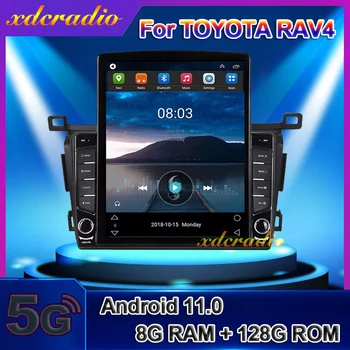 Xdradio 10,4-ДЮЙМОВЫЙ Вертикальный Экран В Стиле Tesla Android 11,0 Для TOYOTA RAV4 Автомобильный Радио Мультимедийный Плеер GPS Навигация 2014-2017 Изображение