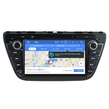 Автомобильный Мультимедийный плеер RoverOne для Suzuki Cross SX4 S-Cross Android 10 с сенсорным экраном, Восьмиядерный DVD-радио, Стереонавигационная система Изображение