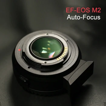 Адаптер объектива Viltrox EF-EOS M2 с автоматической фокусировкой для объектива Canon EF mount к камере EOS M M6 M5 M10 M100 M50 с Усилителем Фокусного расстояния Изображение