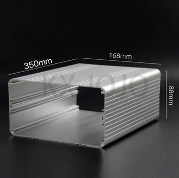 Алюминиевая коробка Special Link Черная 168*88 * 350 мм, 5 шт., перегородка по чертежам заказчика на заказ Изображение