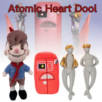 Аниме-игра Atomic Heart Холодильник Кукла Юных Пионеров Периферийная Плюшевая Игрушка Игровая Кукла Плюшевая Детская Подарочная Подушка Аксессуары Для дома Изображение