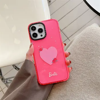 Барби Любит Цветы Чехол для Телефона Apple Iphone 11 12 13 14 Pro Max Mini 7 8 Plus Xr X Xs Max Прозрачный Силиконовый Чехол Подарки Изображение