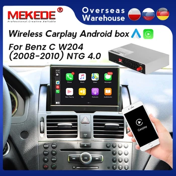 Беспроводной Apple Carplay Android Auto box для Mercedes benz C Class W204 2008-2010 NTG4.0 Видеоинтерфейс автоматического модуля Android Изображение