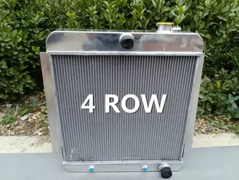 ВЫСОКОПРОИЗВОДИТЕЛЬНЫЙ 4-Рядный Алюминиевый Радиатор Из Сплава CHEVY 1955-1959 PICK UP TRUCK V8 1956 1957 1958 Изображение