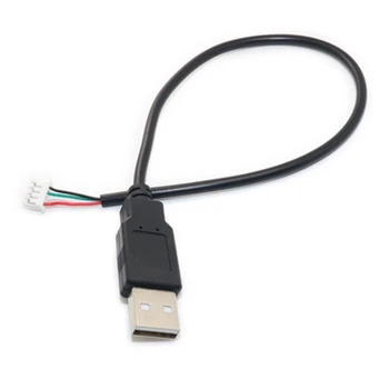 Высокая передача данных от USB к PH1.5 Удлинительный кабель PH1.5 Женский к USB 2.0 Мужской к 4-контактному кабелю для передачи данных Черный 30 см / 12 дюймов Изображение