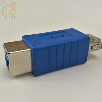 Высокоскоростной удлинитель USB 3.0 с разъемом типа A Женский-B Женский СИНИЙ адаптер 300 шт. Изображение