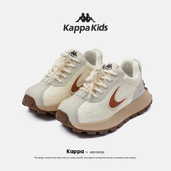 Детская обувь Kappa, спортивная обувь для мальчиков, обувь для девочек, новая весенняя обувь для мальчиков и пап, модные легкие кроссовки Forrest Gump Изображение