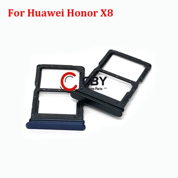 Для Huawei Honor X8 X9 X10 Слот для sim-карты Лоток Держатель Разъем для чтения sim-карт Запчасти для ремонта Изображение