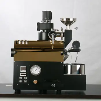 Домашняя коммерческая машина для обжарки кофе SANTOKER R300 черного цвета на полугорячем воздухе 100-500 г Изображение