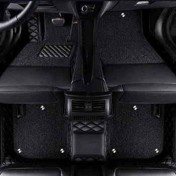 Изготовленные на Заказ Автомобильные Коврики для BMW X7 G07 7 Seat 2018-2022 Детали интерьера Автомобильные Аксессуары Двухслойные Съемные Изображение