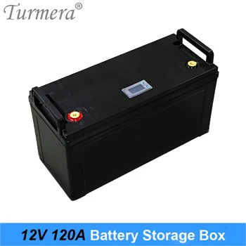 Индикатор Коробки для хранения аккумуляторов Turmera 12V для аккумуляторов Lifepo4 3,2 В 120Ач, подключаемых к Солнечной панели или источнику бесперебойного питания Изображение