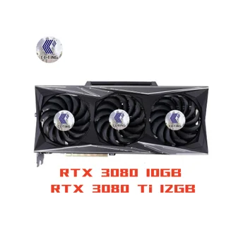 Используемые видеокарты NVIDIA iGame GeForce RTX 3080 Vulcan 10GB RTX3080Ti 12G 320bit PCIE4.0X16 Video Настольный ПК Компьютерная Игровая карта Изображение