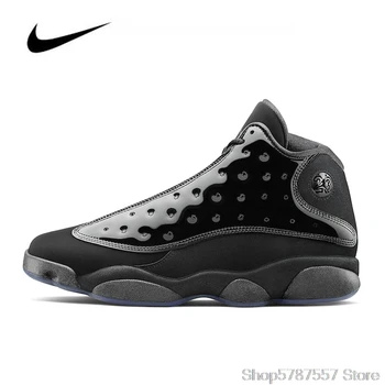 Кепка и мантия Nike Air Jordan 13 с высоким берцем, мужские баскетбольные кроссовки Jordan, амортизирующие кроссовки для тренировок в тренажерном зале, женские ботинки унисекс Изображение