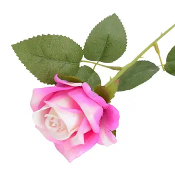 Красивая Искусственная Роза, Декоративная Фланелевая Искусственная Роза, Добавляющая Естественную Атмосферу Искусственному Цветку Изображение
