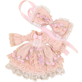 Кукольное платье ICY DBS Blyth 1/6 игрушечная одежда, милая нежная кружевная юбка принцессы с бантом, наряды bjd Изображение