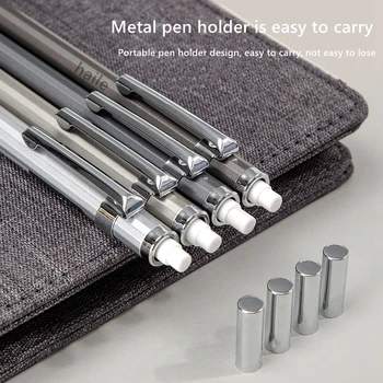 Металлический механический автоматический карандаш 0,5 мм / 0,7 мм с заправкой, для детей, пишущих Школьные канцелярские принадлежности Канцелярские ручки Изображение