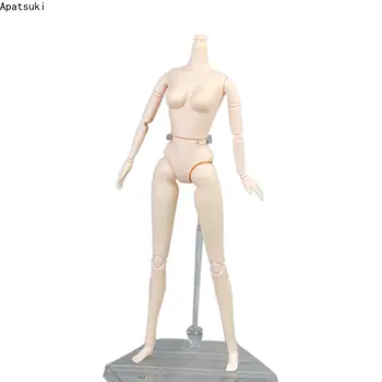 Миниатюрные аксессуары для куклы 1/6 BJD, Подвижное шарнирное тело для 11,5-дюймового кукольного домика, игрушки для тела куклы с большой грудью для детей Изображение