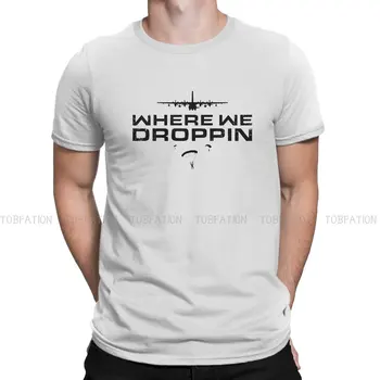 Модные футболки COD Warzone из полиэстера, мужские графические топы COD Black Ops Cold War, футболка с круглым вырезом Изображение
