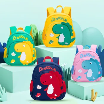 Новый школьный ранец для детского сада мультфильм милый динозавр детская сумка для мальчиков 3-6 лет детский мини рюкзак Материковый Китай Изображение