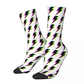 Оригинальные носки контрастного цвета Bowie, компрессионные носки Graphic Casual, чулки Graphic R253 Изображение