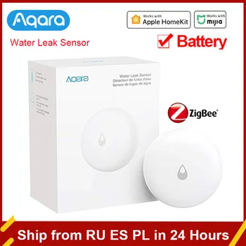 Оригинальный Датчик Погружения В Воду Aqara IP67 Детектор Утечки Воды Для Xiaomi MiHome Remote Alarm Security Датчик Замачивания Изображение