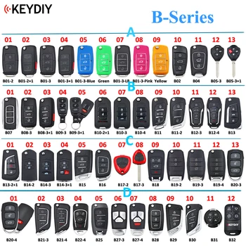 Оригинальный Универсальный Ключ Дистанционного Управления KEYDIY Серии B для KD900 KD-X2 MINIKD, URG200 B01 B02 B07 B08 B21 B10 B11 B12 B13 B15 B30 Изображение