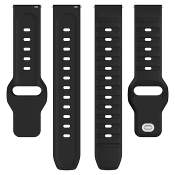 Складной универсальный ремешок с магнитной пряжкой для Samsung Galaxy Watch 3 4 5 5pro Active, ремешок для часов, модный силиконовый браслет Изображение
