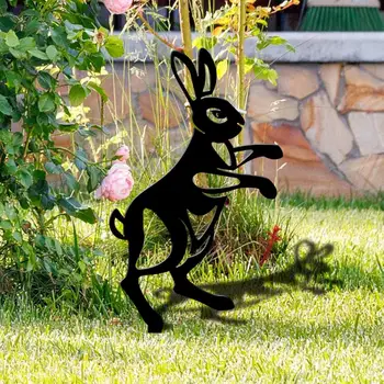 Создайте атмосферу, не деформируемую, Украшение для сада с пасхальным кроликом, декор для дома Изображение