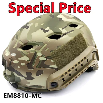 Специальная цена Ликвидация инвентаря EMERSON Fast Helmet Тип Бейсджампинга Прочный Страйкбольный Шлем Мультикамерный Охотничий Пеший Велосипедный Изображение